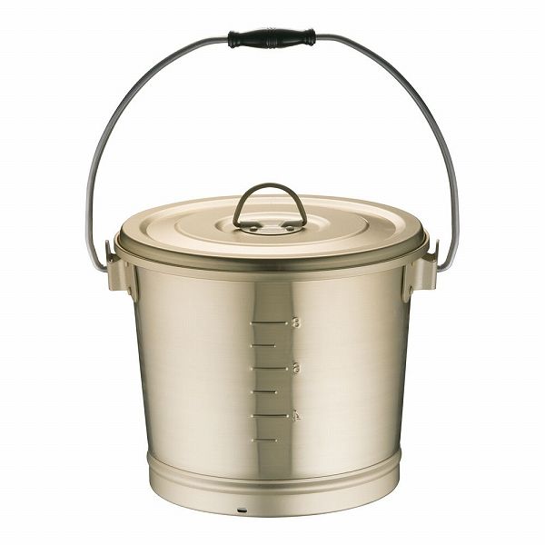 オオイ金属 しゅう酸 丸型一重食缶 10L にぎり1ヶ付 213-BG(ASY88213)