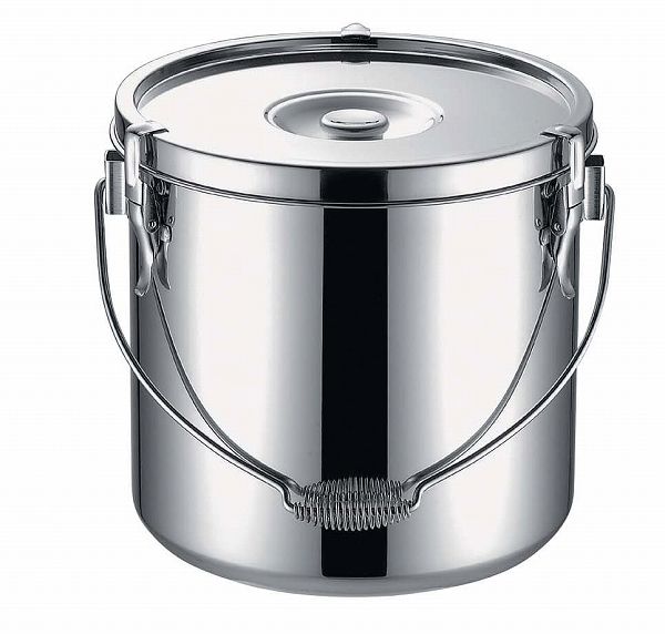 19-0電磁調理器対応給食缶 27cm 吊手 ASYD305