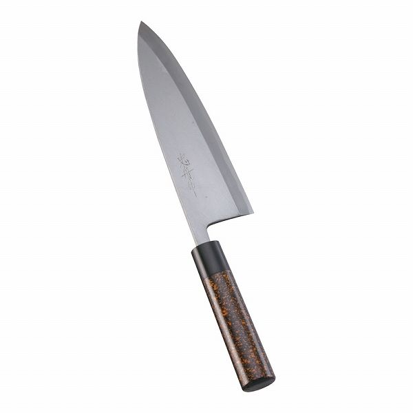 インテックカネキ 歌舞伎調和包丁 忠舟 出刃 黒金茶 24cm ATD0216の通販は 55,000円