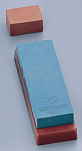 ナニワ研磨工業 エビ印 本職超セラミックス砥石 ブルー 荒砥 ＃600 台付 SS-600(ATI42006)
