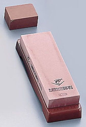 ナニワ研磨工業 エビ印 本職超セラミックス砥石 ピンク 仕上 ＃3000 台付 SS-3000(ATI42030) 18,234円