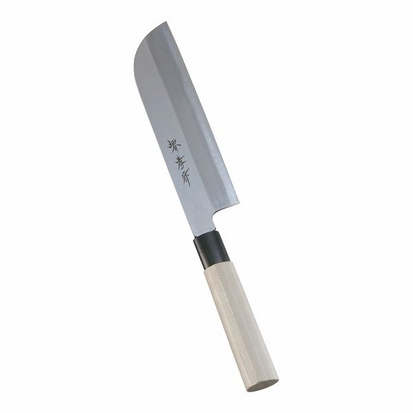 青木刃物製作所 霞研 鎌型薄刃 19.5cm 片刃 ATK30054