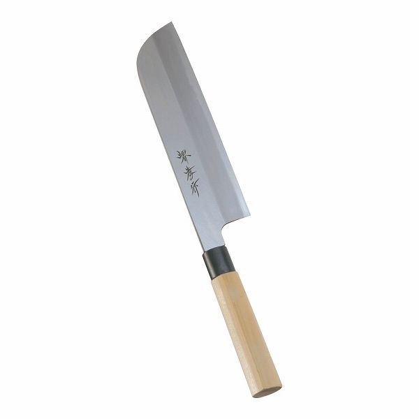 青木刃物製作所 霞研 鎌型薄刃 24cm 片刃 ATK30057