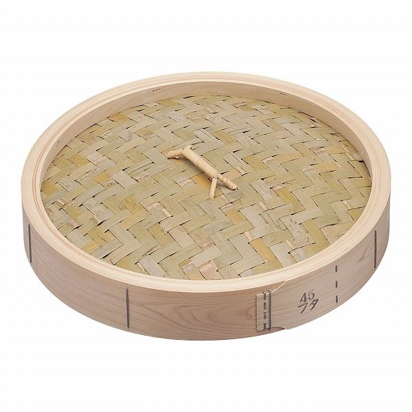 中華セイロ 蓋 45cm 桧 ATY18045