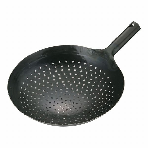 山田工業所(Yamada Kougyoujyo) 穴明ザーレン鍋 33cm 板厚1.2mm 鉄 AZC0133