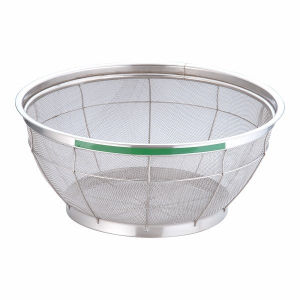 TKG NEWマンモス カラー浅型ざる グリーン 43cm ステンレス AZL4744の通販は