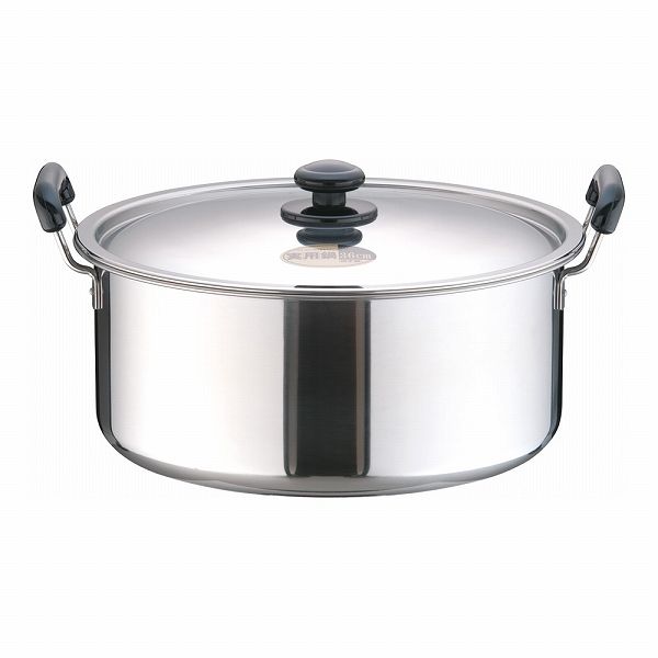 厚板実用鍋 36cm ステンレス/プラ柄 AZT0736の通販は 17,380円