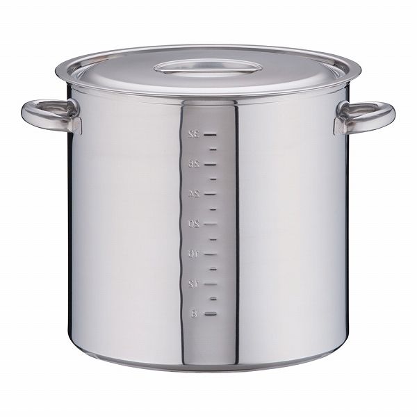 電磁モリブデン寸胴鍋 36cm 目盛付 AZV6536