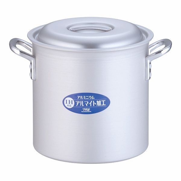 TKG IHアルミ 寸胴鍋 24cm 目盛付 AZV8601