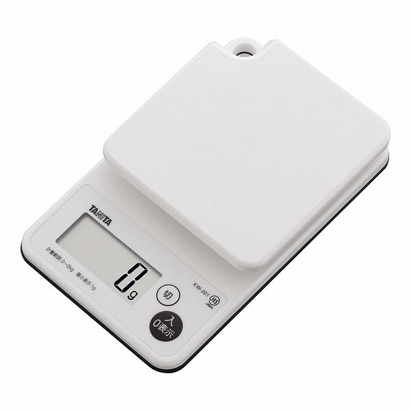 タニタ(Tanita) 防水クッキングスケール 2kg KW201WH(BBU0401)
