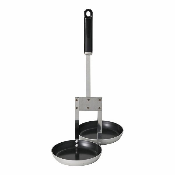 2連式カキ揚レードル フッ素加工 BKK0801