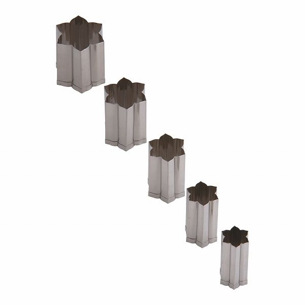 18-8 手造り業務用抜型 水仙 入数：1セット(5個組) BNK09005