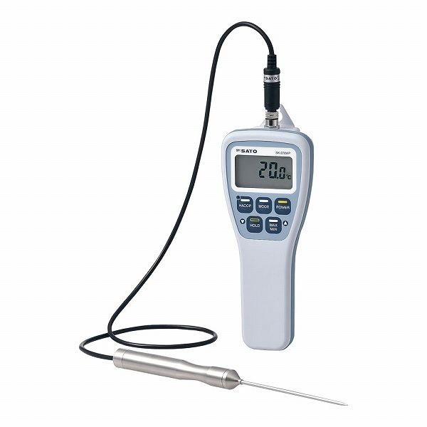 佐藤計量器(SATO) 防水型食品用温度計 標準センサーS270WP-01付 SK-270WP(BOVR901)