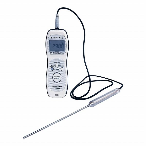 Thermoport 標準ハンディ白金温度計 ピーティーサーモ・プレミアム TP-800PT・Pre(BOVS101)の通販は 56,628円