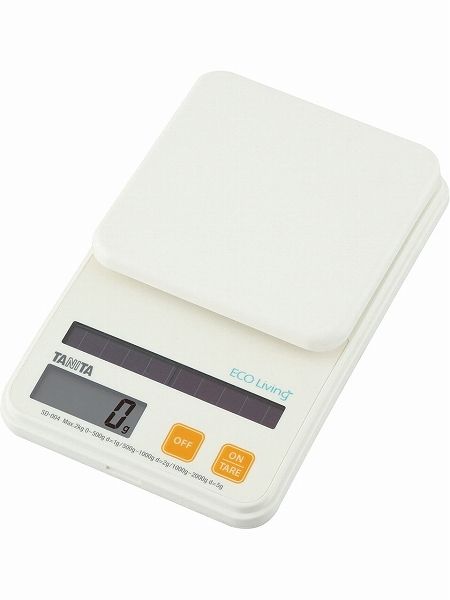 タニタ(Tanita) デジタルソーラークッキングスケール オレンジ 2kg SD-004(BSK9702)