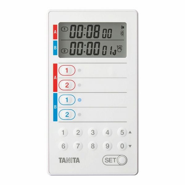 タニタ(Tanita) 防水デジタルタイマー ホワイト TD-428WH(BTIE001)