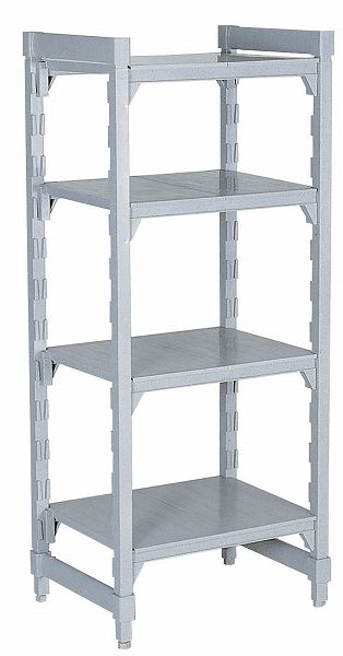 CAMBRO(キャンブロ) カムシェルビングプレミアムシリーズ カムシェルビングセット 46×76×H214cm 4段 ソリッド型 CSU48308S(DKY2119)の通販は