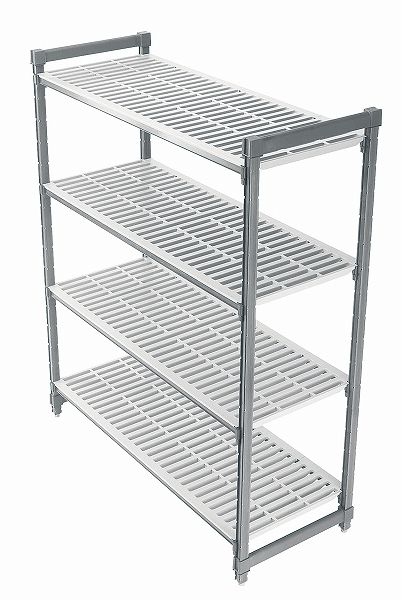 CAMBRO(キャンブロ) カムシェルビングエレメンツシリーズ くっ付ける用カムシェルビングセット 610×1070×H1630 4段 涼み台型 ESU244264(DKY6302)