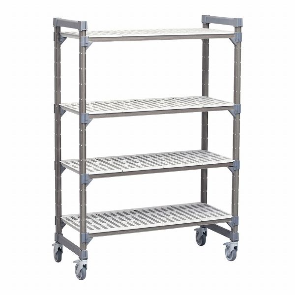 CAMBRO(キャンブロ) カムシェルビングエレメンツシリーズ 移動用カムシェルビングセット プレミアム 610×1070×H1980 4段 ベンチ型 EMU244278V4(DKY8907)