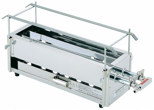 18-0 二本パイプ焼鳥器 小 12A・13A DYK072