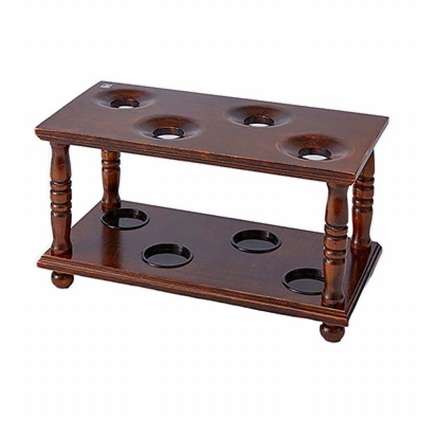 山岡金属工業 サイフォンロート立て 4口 水皿付 S-404DX(FSI04404)