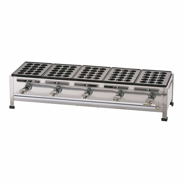 関西式たこ焼器 15穴 5枚掛 12・13A GTK2211