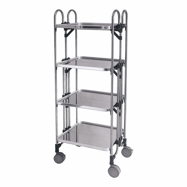 トクヤマ アボジワゴン 4段 折りたたみ式 KEA-4(HAB1101)の通販は 108,900円