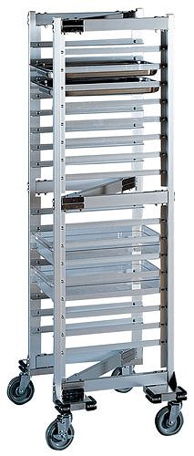 Z型ホテルパンラックカート 小 アルミ HHT10