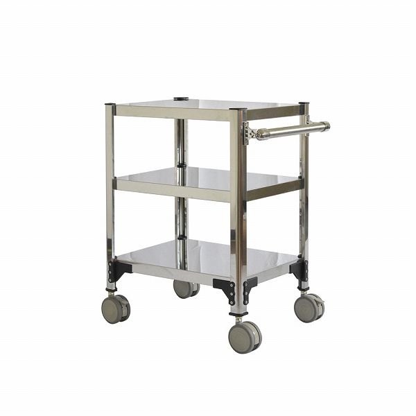 house doctor キャスター付き シェルフ トクヤマ 両面棚ワゴン 3段 キャスター付 F6X-A(HWG02001)