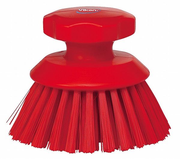 Vikan(ヴァイカン) ハンドブラシ丸 レッド ハードタイプ 3885(JBLD502)
