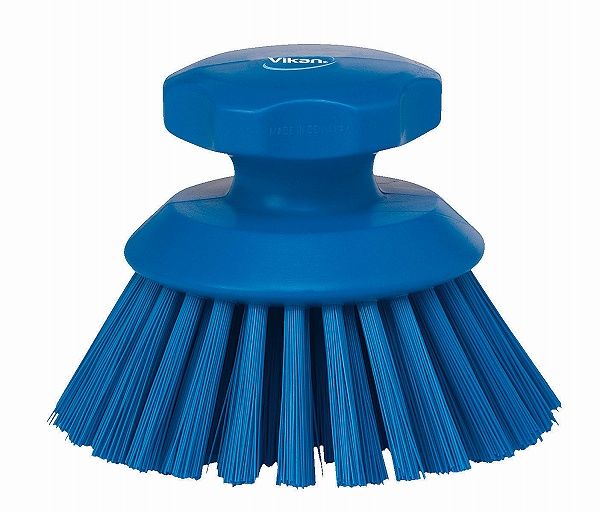 Vikan(ヴァイカン) ハンドブラシ丸 ブルー ハードタイプ 3885(JBLD505)