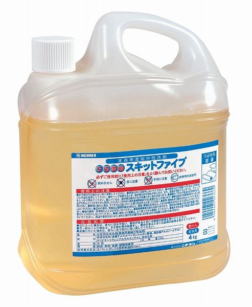 ニチネン(Nitinen) 凝集知らん顔中性洗剤 スキットファイブ 4kg JSVB401