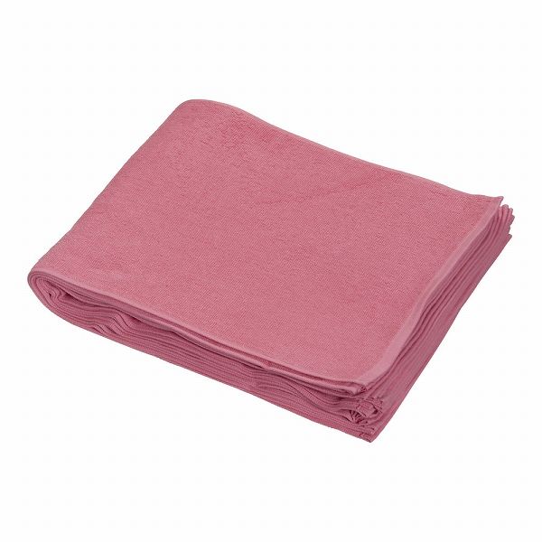 橘屋(Tachibanaya) フェイスタオル ピンク 綿100％ 入数：1袋(12枚入) No.24(JTO03PI)