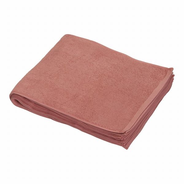 橘屋(Tachibanaya) 業務用フェイスタオル エンジ 綿100％ 入数：1袋(12枚入) No.52200(JTO117C)