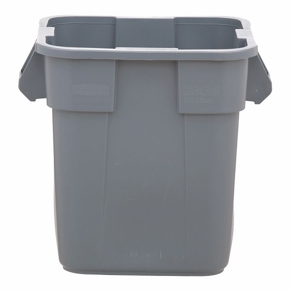 ラバーメイド(Rubbermaid) スクエア・ブルートコンテナ グレー 106L No3526(KBL231)