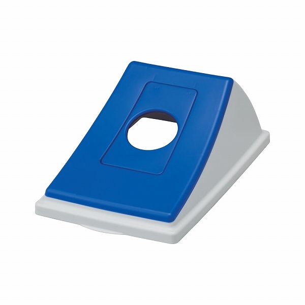 サンコー(Sanko) エコン ダストボックス用フタ ブルー 45L用 ビンカン用丸穴 KDS9104