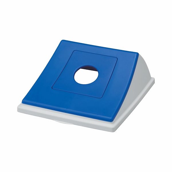 サンコー(Sanko) エコン ダストボックス用フタ ブルー 70L用 ビンカン用丸穴 KDS9106
