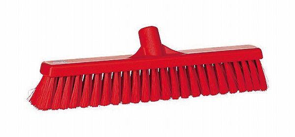 Vikan(ヴァイカン) フロアブルーム レッド ミディアムタイプ ハンドル別売 3179(KHL2802)