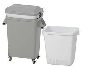 水切り厨房ペール グレー 70L キャスター付 CW-75(KPC6202) 21,170円