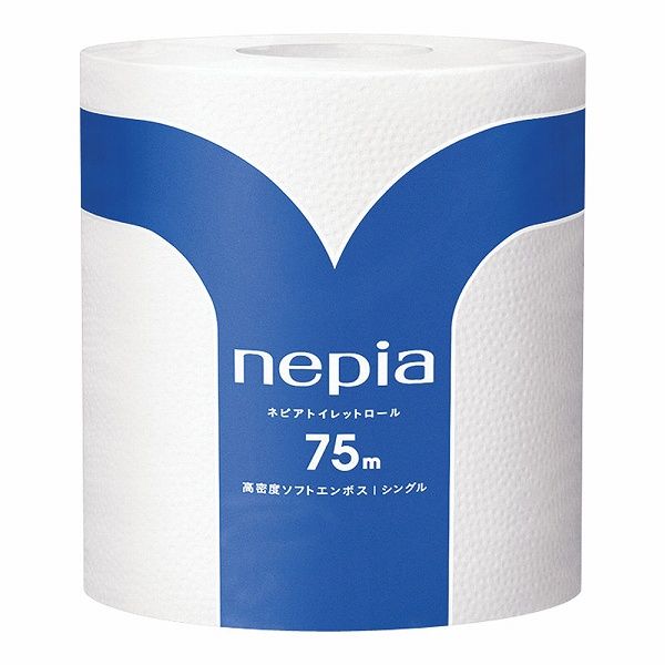 ネピア 業務用トイレットロール シングル 75m 入数：1ケース(80個入) KTI5801