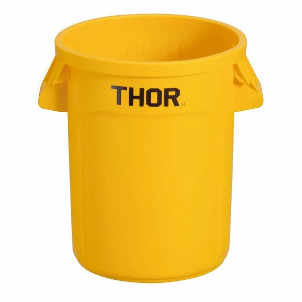 トラスト(Trust) ラウンドコンテナ イエロー 75L 1012(KTL3808)