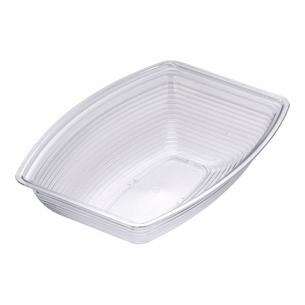 CAMBRO(キャンブロ) サラダボール クリアー 長角型 リブタイプ RSB1014CW(LSL09141A)