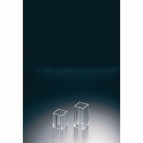 ラインストレート スクエアスタンド クリア 70角×H100ｍｍ アクリル NAK2001