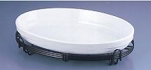 TKG クラッシックバルド 小判スタンドセット 白 40cm 40-3011-40W(NBL0540)