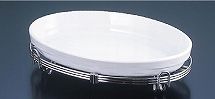 TKG アストラル 小判スタンドセット 白 40cm 18-8 40-3011-40W(NBL1340)