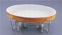 レ・アール 小判グラタンセット 茶 4-PC200-36(NLA316)