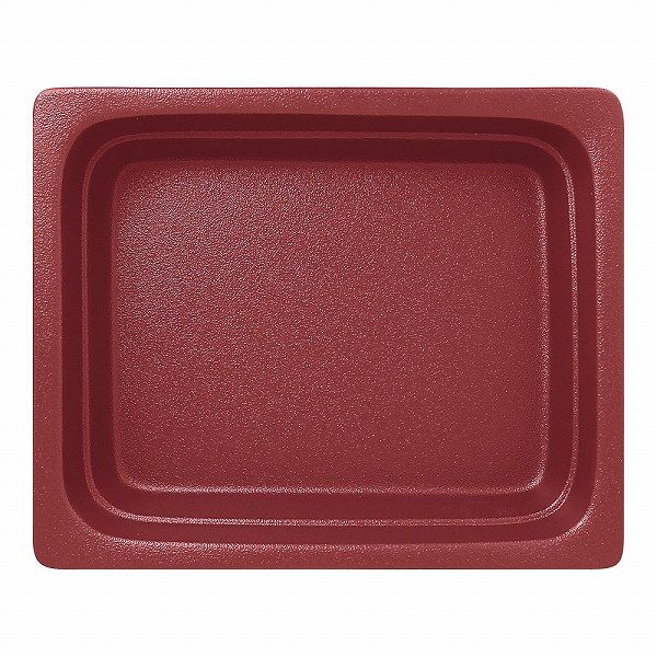 ガストロノームパン レッド 角型 1/2 RA1208GNDR(NMY0502)