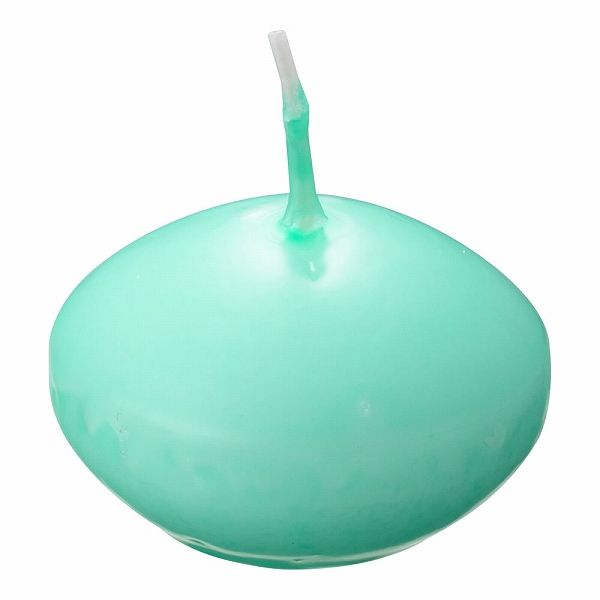 ネクストテーブルウェア フラットキャンドル グリーン 入数：1箱(24個入) 40045(PKYB35A)