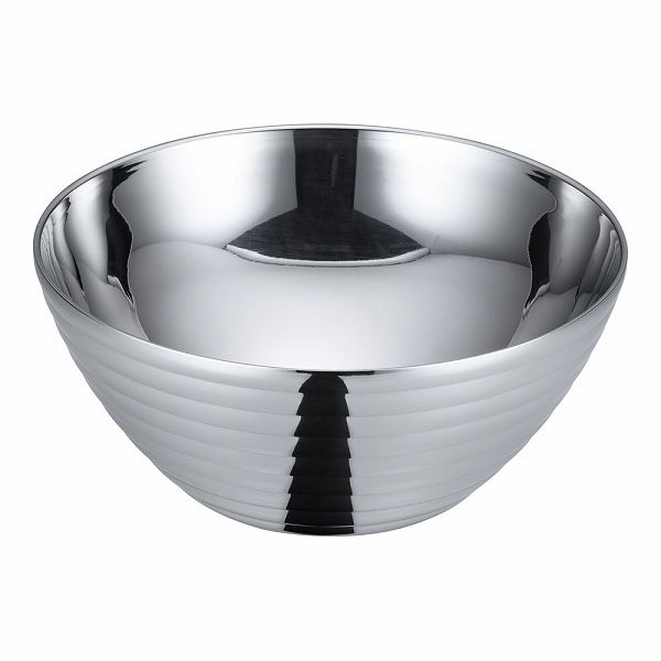 三宝産業 YUKIWA 18-8 サラダボール ライン 26cm ダブルウォール(二重中空構造) PSLL506の通販は 6,494円