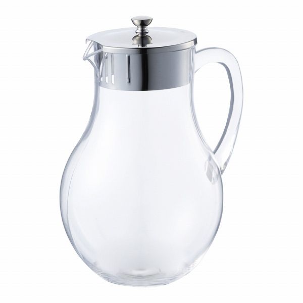 三宝産業 YUKIWA ウォーターピッチャー 2.2L アクリル/氷止付 03031055(PUOA001)